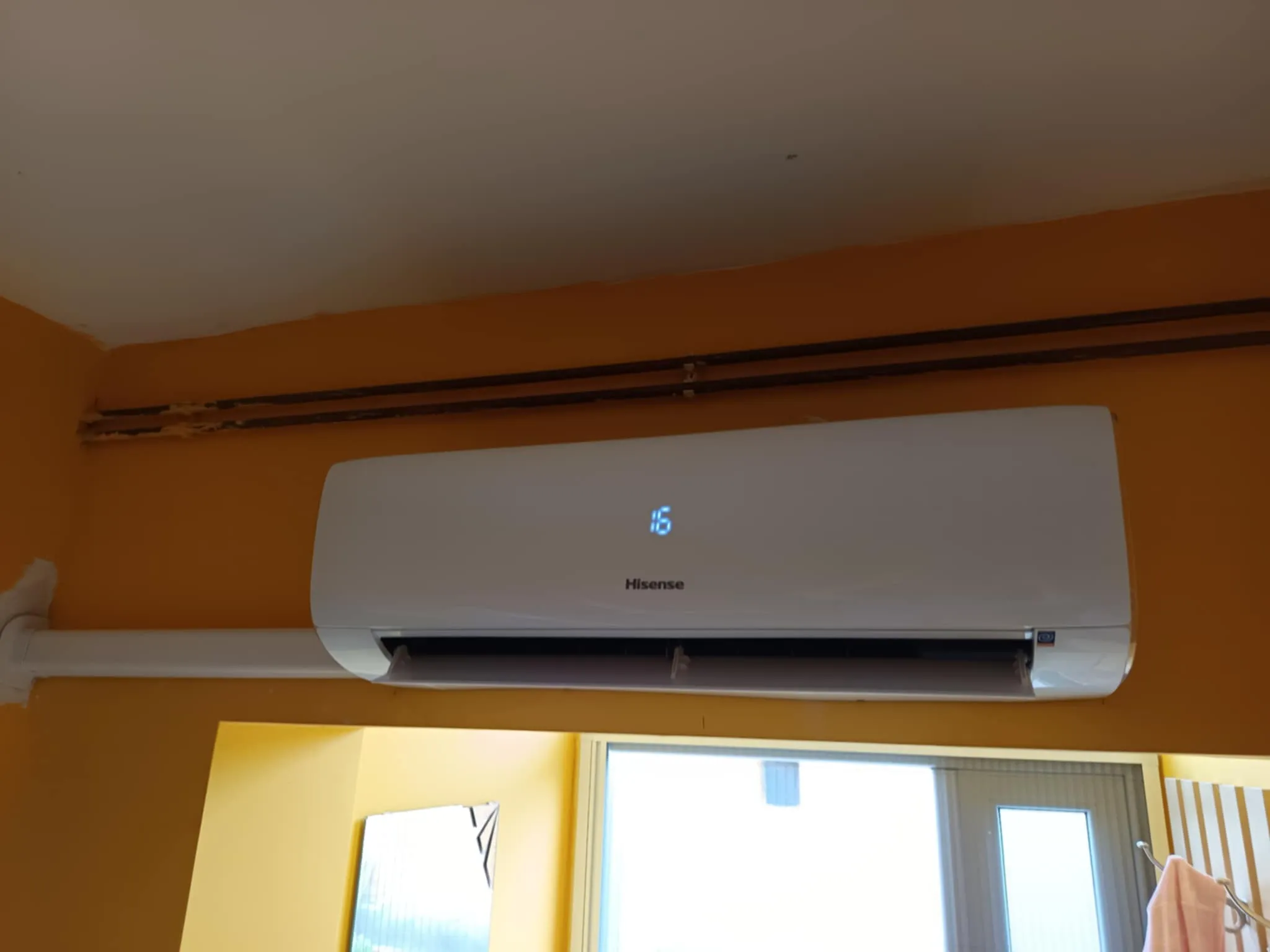 Klímaszerelés - Végleges állapot